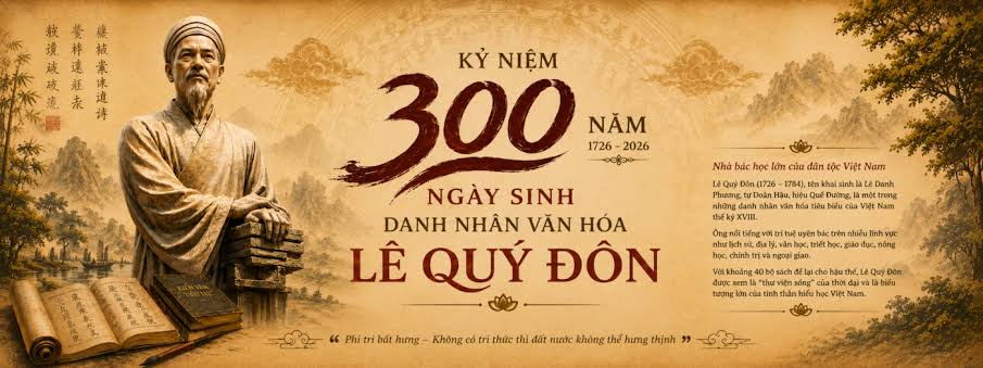 Kỷ niệm 300 năm ngày sinh Danh nhân văn hoá Lê Quý Đôn
