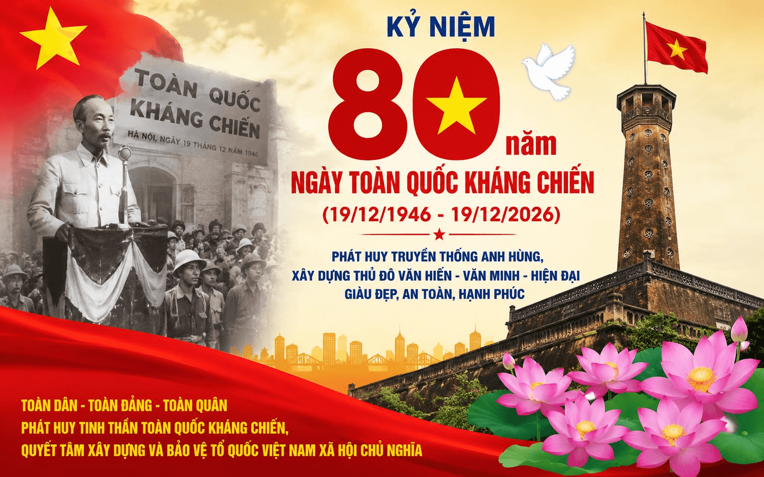 80 năm Ngày Toàn quốc kháng chiến: Viết tiếp bản hùng ca bất tử trong thời đại mới